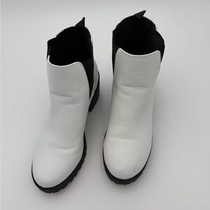 Stylish White Ankle Boots